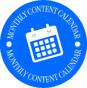 Monthly Content Calendar badge