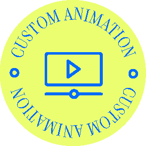 Custom animation badge