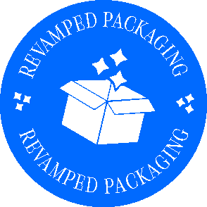 Revamped packaging badge